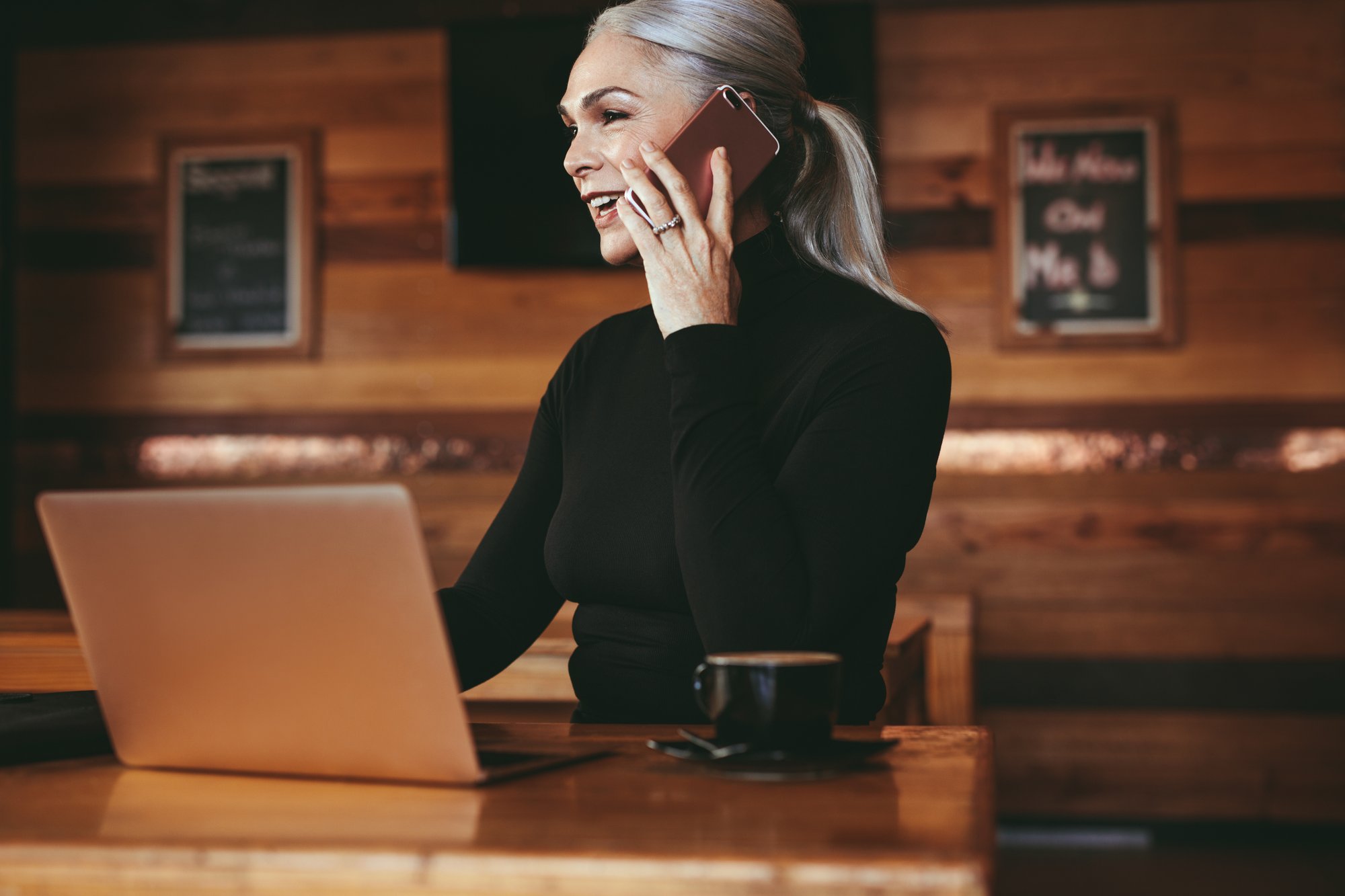 Woman On Phone