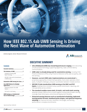 How IEEE 802.15.4ab UWB Sensing How IEEE 802.15.4ab UWB Sensing