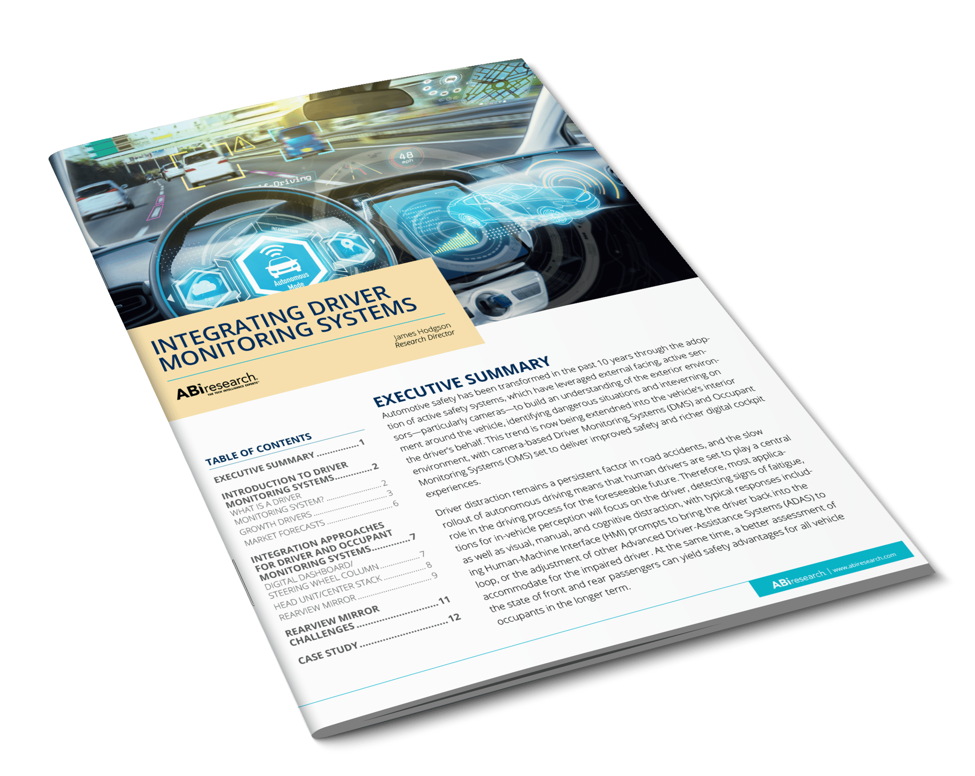 Integrating Driver Monitoring Systems Cover Integrating Driver Monitoring Systems Cover