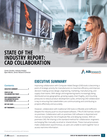 State of the Industry CAD Collaboration State of the Industry CAD Collaboration