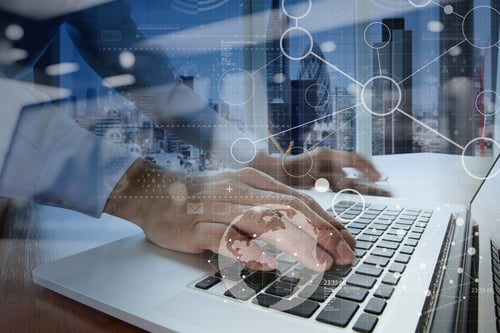 businessman hand working with modern technology and digital layer effect as business strategy concept businessman hand working with modern technology and digital layer effect as business strategy concept